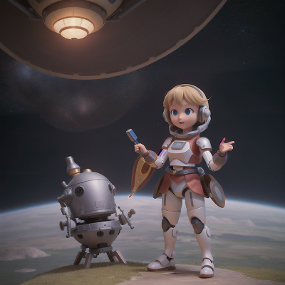Image For Post Anime, artificial intelligence, space station, village, knight, teacher, HD, 4K, AI Generated Art