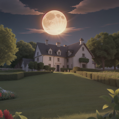 Image For Post Anime, farm, haunted mansion, solar eclipse, success, demon, HD, 4K, AI Generated Art