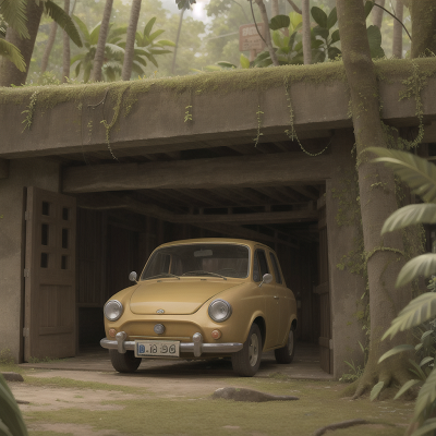 Image For Post Anime, map, detective, scientist, jungle, car, HD, 4K, AI Generated Art