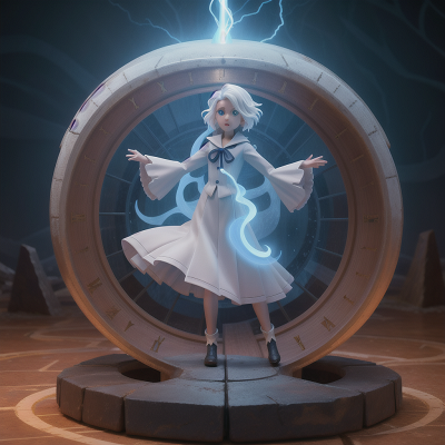 Image For Post Anime, ghostly apparition, storm, king, time machine, school, HD, 4K, AI Generated Art