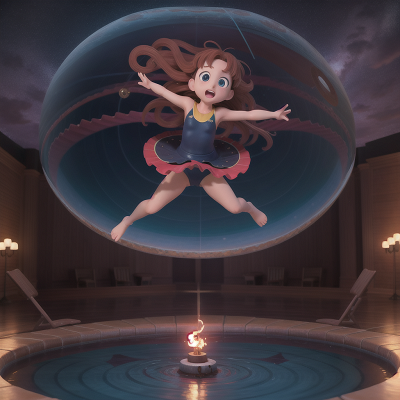 Image For Post Anime, jumping, wormhole, swimming, piano, confusion, HD, 4K, AI Generated Art