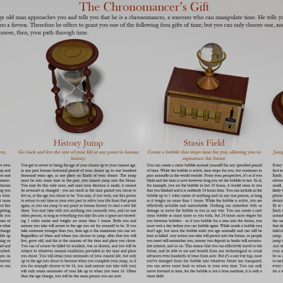 Image For Post The Chronomancer's Gift CYOA