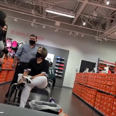 Image For Post Examine Vol. 40 Latina Nike Employee in Tight Black Leggings 🤳