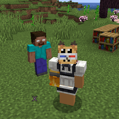 Image For Post Bread cat with herobrine