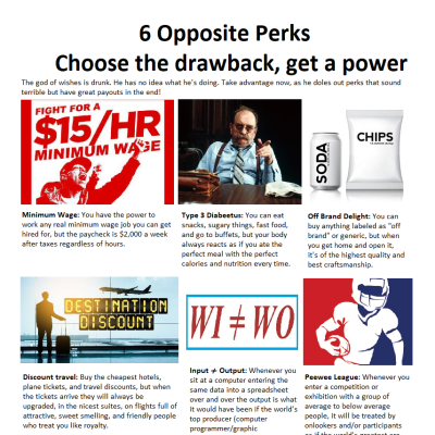 Image For Post 6 Opposite Perks CYOA by youbetterworkb