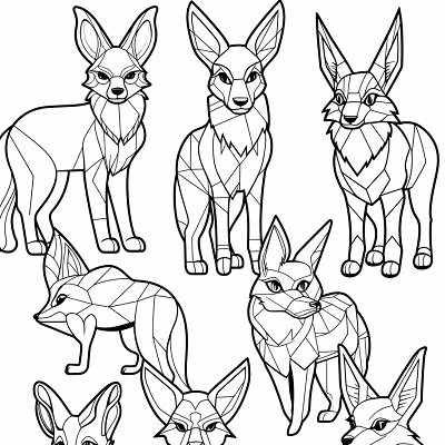 Image For Post | Eevee pokemon evolved forms; bold lines with pronounced features. printable coloring page, black and white, free download - [Eevee Evolutions Coloring Sheet Pokemon Pages, Adult & Kids Fun](https://hero.page/coloring/eevee-evolutions-coloring-sheet-pokemon-pages-adult-and-kids-fun)