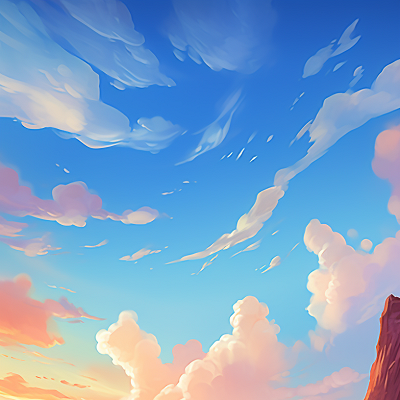 Image For Post | Depicting the largeness of the desert and sky; detailed horizon line and cloud shapes. phone art wallpaper - [Desert Landscapes Manga Wallpapers: Rare Anime Artwork Collections](https://hero.page/wallpapers/desert-landscapes-manga-wallpapers:-rare-anime-artwork-collections)