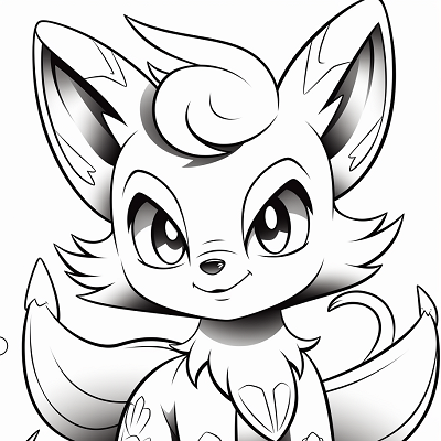 Image For Post | Sketch depicting Starter Pokemon C; prominent outlines and unaffected details. printable coloring page, black and white, free download - [Pokemon Drawing Sketch Coloring Pages ](https://hero.page/coloring/pokemon-drawing-sketch-coloring-pages-fun-for-adults-and-kids)