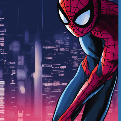 Image For Post | A matching pfp of two Spiderman characters, clear bold lines and comic panels. spider man matching pfp designs pfp for discord. - [spider man matching pfp, aesthetic matching pfp ideas](https://hero.page/pfp/spider-man-matching-pfp-aesthetic-matching-pfp-ideas)