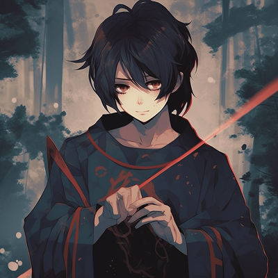 Image For Post | Male anime character in samurai outfit, cool hues with contrasting shading. aesthetic anime pfp boys pfp for discord. - [Aesthetic Anime Pfp Focus](https://hero.page/pfp/aesthetic-anime-pfp-focus)