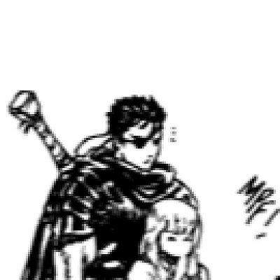 Image For Post | Aesthetic anime & manga PFP for discord, Berserk, The Prototype - 99.5, Page 5, Chapter 99.5. 1:1 square ratio. Aesthetic pfps dark, color & black and white. - [Anime Manga PFPs Berserk, Chapters 93](https://hero.page/pfp/anime-manga-pfps-berserk-chapters-93-141-aesthetic-pfps)