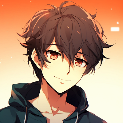 Image For Post | An upbeat anime protagonist with a radiant smile, thin linework and bright palette. cute anime guys pfp pfp for discord. - [anime guys pfp suggestions](https://hero.page/pfp/anime-guys-pfp-suggestions)