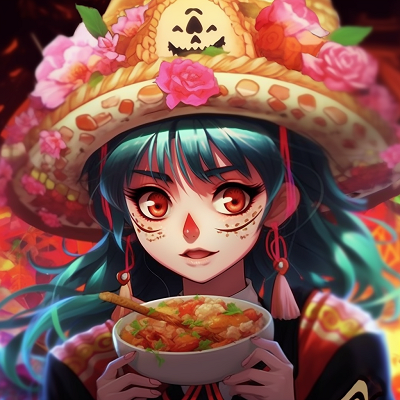 Image For Post | Anime girl wearing a Charro suit, intricate details and rich textures. mexican anime pfp girls pfp for discord. - [Mexican Anime Pfp Collection](https://hero.page/pfp/mexican-anime-pfp-collection)