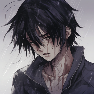 Image For Post Sorrow filled Sasuke - popular depressed anime characters pfp