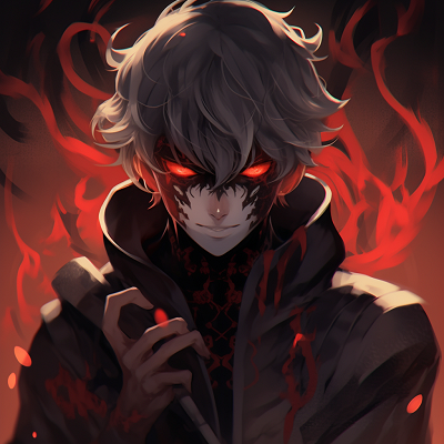 Image For Post | A half-shadowed face of a demon character, an interesting play of light and dark shades reminding of traditional art. prime anime demon pfp pfp for discord. - [Anime Demon PFP Collection](https://hero.page/pfp/anime-demon-pfp-collection)