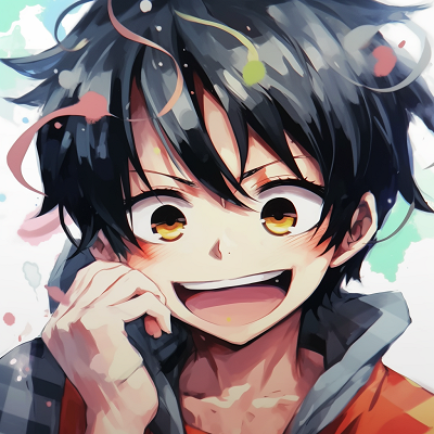 Image For Post | Luffy laughing, showcasing his infectious personality and cheerful colors. classic anime male pfp pfp for discord. - [Anime Male PFP Collections](https://hero.page/pfp/anime-male-pfp-collections)