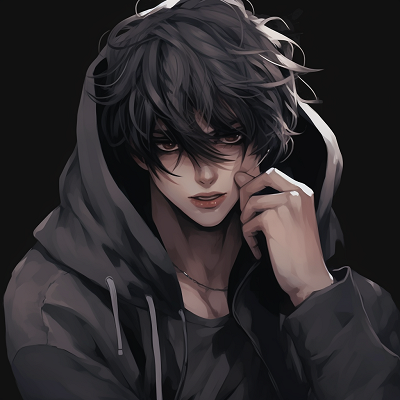Image For Post | Portrait view of a masked character's mysterious, intense gaze, with a dark colored scheme. anime male pfp ideas pfp for discord. - [Anime Male PFP Collections](https://hero.page/pfp/anime-male-pfp-collections)