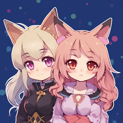 Image For Post | Charming anime trio with vibrant color contrast and chibi style characters. cute anime trio pfp pfp for discord. - [Anime Trio PFP](https://hero.page/pfp/anime-trio-pfp)