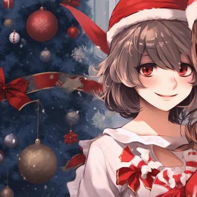 Image For Post | Two characters, the male bearing a Santa hat and the female with reindeer antlers, under a starlit sky, their smiles radiant and expressive in the cool glow. artistic christmas matching pfp pfp for discord. - [christmas matching pfp, aesthetic matching pfp ideas](https://hero.page/pfp/christmas-matching-pfp-aesthetic-matching-pfp-ideas)