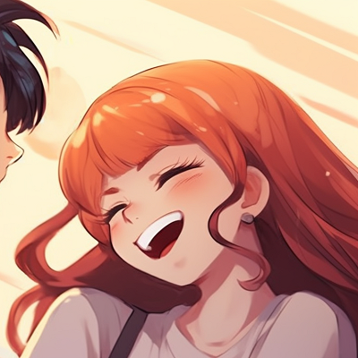 Image For Post | Two characters laughing, light sketchy lines and warm colors. matching pfp ideas for best friends pfp for discord. - [friends matching pfp, aesthetic matching pfp ideas](https://hero.page/pfp/friends-matching-pfp-aesthetic-matching-pfp-ideas)