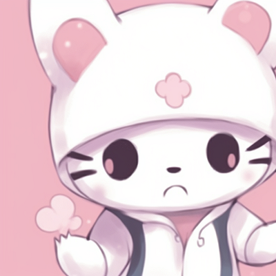 Image For Post | Two characters, distinctive Badtz-Maru designs with contrasting monochromatic tones. sanrio adorable matching pfp pfp for discord. - [sanrio matching pfp, aesthetic matching pfp ideas](https://hero.page/pfp/sanrio-matching-pfp-aesthetic-matching-pfp-ideas)