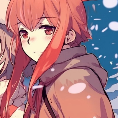 Image For Post | Two characters engaging in playful snowball fight, dynamic lines and chilly tones. unique matching christmas pfp pfp for discord. - [matching christmas pfp, aesthetic matching pfp ideas](https://hero.page/pfp/matching-christmas-pfp-aesthetic-matching-pfp-ideas)