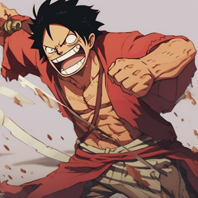 Image For Post | Two characters in battle poses, dramatic expressions and highly detailed weapon design. one piece matching pfp vibes pfp for discord. - [one piece matching pfp, aesthetic matching pfp ideas](https://hero.page/pfp/one-piece-matching-pfp-aesthetic-matching-pfp-ideas)