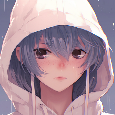 Image For Post | Monochrome image of an Anime character, single tear falling down their face. anime sad aesthetic pfp - [Anime Sad Pfp Central](https://hero.page/pfp/anime-sad-pfp-central)