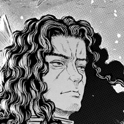 Image For Post | Aesthetic anime & manga PFP for discord, Berserk, A Dying Light in the Oppressive Dark Night - 371, Page 5, Chapter 371. 1:1 square ratio. Aesthetic pfps dark, color & black and white. - [Anime Manga PFPs Berserk, Chapters 342](https://hero.page/pfp/anime-manga-pfps-berserk-chapters-342-374-aesthetic-pfps)