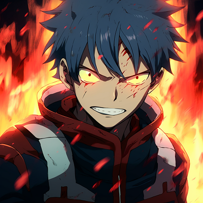 Image For Post Todoroki's Fire Side PFP - fire anime pfp hd quality