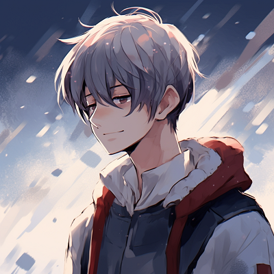 Image For Post | Shoto Todoroki in thought, intricate details and muted colors. anime guy pfp inspiration - [Anime Guy PFP](https://hero.page/pfp/anime-guy-pfp)