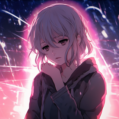 Image For Post Glowing Girl Close up - creative anime aesthetic pfp ideas