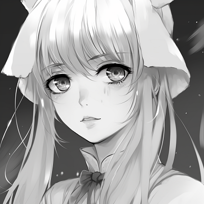 Image For Post | Eyes of the anime maid in white, marked by their vibrant hues and subtly drawn emotions. creative white anime pfp ideas - [White Anime PFP](https://hero.page/pfp/white-anime-pfp)