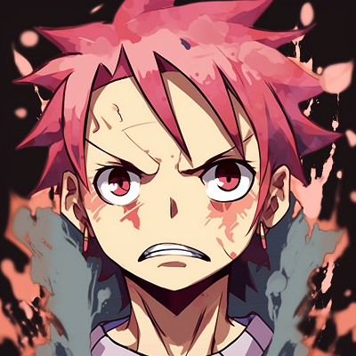 Image For Post | Natsu Dragneel from Fairy Tail making a funny face, vibrant colors and dynamic linework. brainstorming funny anime pfps - [Funny Anime PFP Gallery](https://hero.page/pfp/funny-anime-pfp-gallery)
