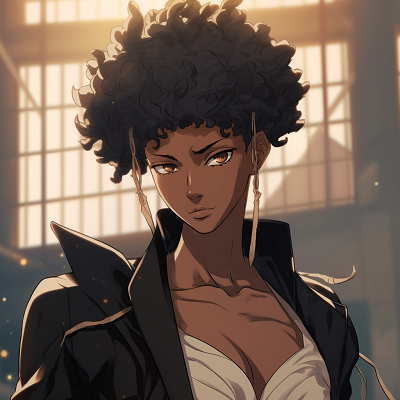 Image For Post | High class black anime lady, sparkling jewelry, and a high-fashion dress, elegant lines and textures. glamorous female black anime characters pfp - [Amazing Black Anime Characters pfp](https://hero.page/pfp/amazing-black-anime-characters-pfp)