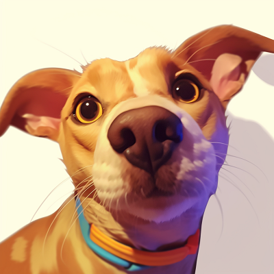 Image For Post | Dog character with bright colors and exaggerated facial features. cartoon depictions in animal pfp - [Animal pfp Deluxe](https://hero.page/pfp/animal-pfp-deluxe)