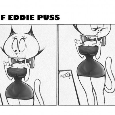 Image For Post | Mrs. Puss from the Complex Adventures of Eddie Puss getting an erotic massage from Eddie who is using his cum as lotion unbeknownst to her.