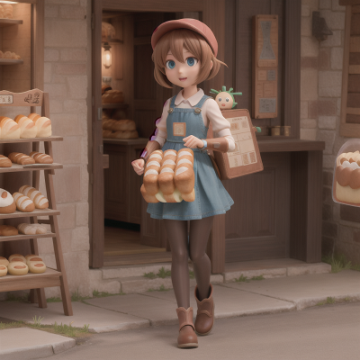 Image For Post Anime, bakery, key, robot, map, angel, HD, 4K, AI Generated Art
