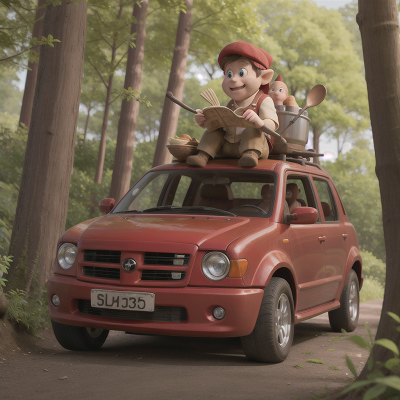 Image For Post Anime, car, map, chef, forest, troll, HD, 4K, AI Generated Art