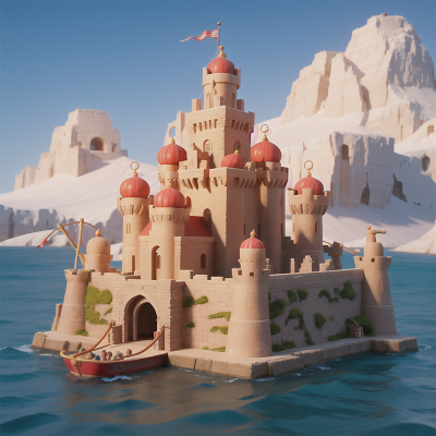 Image For Post Anime, sled, circus, pharaoh, island, medieval castle, HD, 4K, AI Generated Art