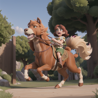 Image For Post Anime, centaur, griffin, fighting, dog, invisibility cloak, HD, 4K, AI Generated Art