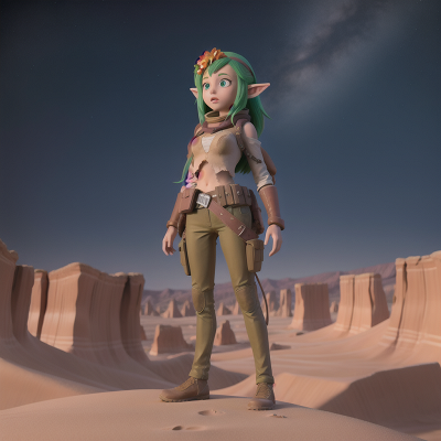 Image For Post Anime, desert, zombie, romance, space, elf, HD, 4K, AI Generated Art