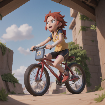 Image For Post Anime, rocket, betrayal, bicycle, ancient scroll, anger, HD, 4K, AI Generated Art