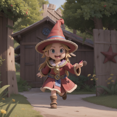 Image For Post Anime, wizard's hat, farm, joy, cursed amulet, gladiator, HD, 4K, AI Generated Art