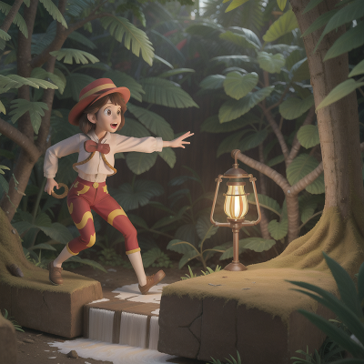 Image For Post Anime, jungle, circus, teacher, lamp, avalanche, HD, 4K, AI Generated Art