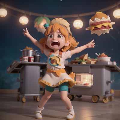 Image For Post Anime, crying, space station, taco truck, dancing, mummies, HD, 4K, AI Generated Art