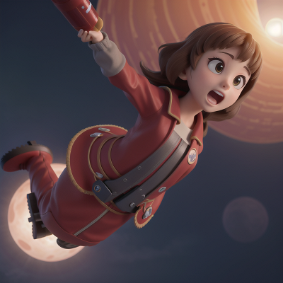 Image For Post Anime, solar eclipse, submarine, singing, camera, jumping, HD, 4K, AI Generated Art