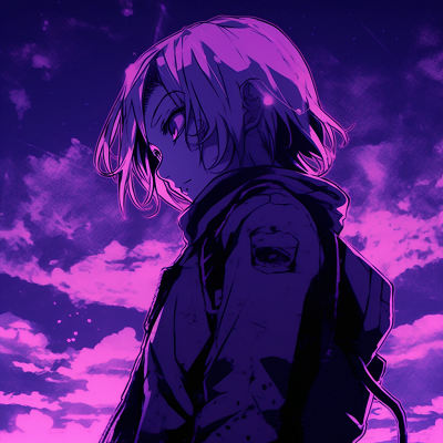 Image For Post | Close-up of an anime boy with striking violet eyes, focus on the eyes' gleaming reflections and the character's subtle details. anime purple pfp inspirations pfp for discord. - [Anime Purple PFP Collection](https://hero.page/pfp/anime-purple-pfp-collection)