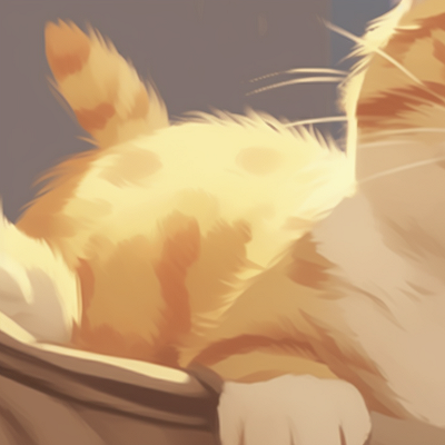 Image For Post | Two cat characters lounging, smooth lines and light shading, tails touching. cute cat matching pfp pfp for discord. - [cat matching pfp, aesthetic matching pfp ideas](https://hero.page/pfp/cat-matching-pfp-aesthetic-matching-pfp-ideas)
