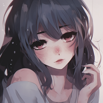 Image For Post | Character staring at the moon alone, clear distinction between bright moonlight and dark surroundings. variety of sad anime pfp pfp for discord. - [anime pfp sad Series](https://hero.page/pfp/anime-pfp-sad-series)
